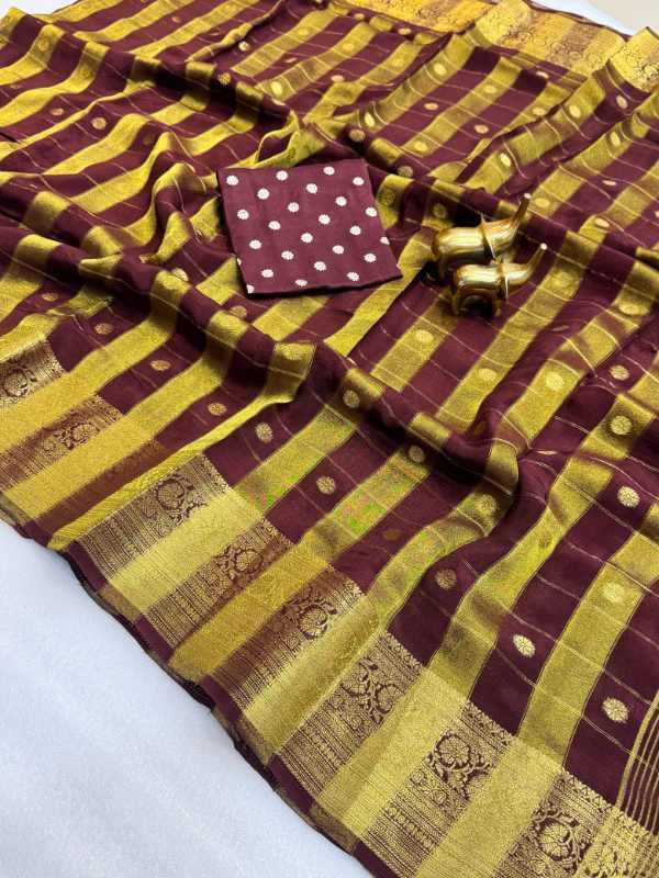 Viscose Cutwork Saree