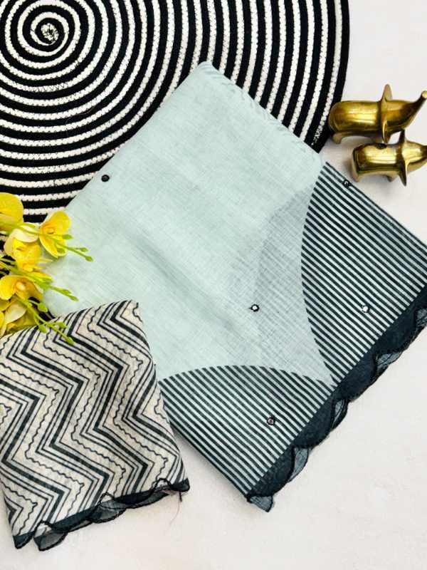 Linen Designer Saree