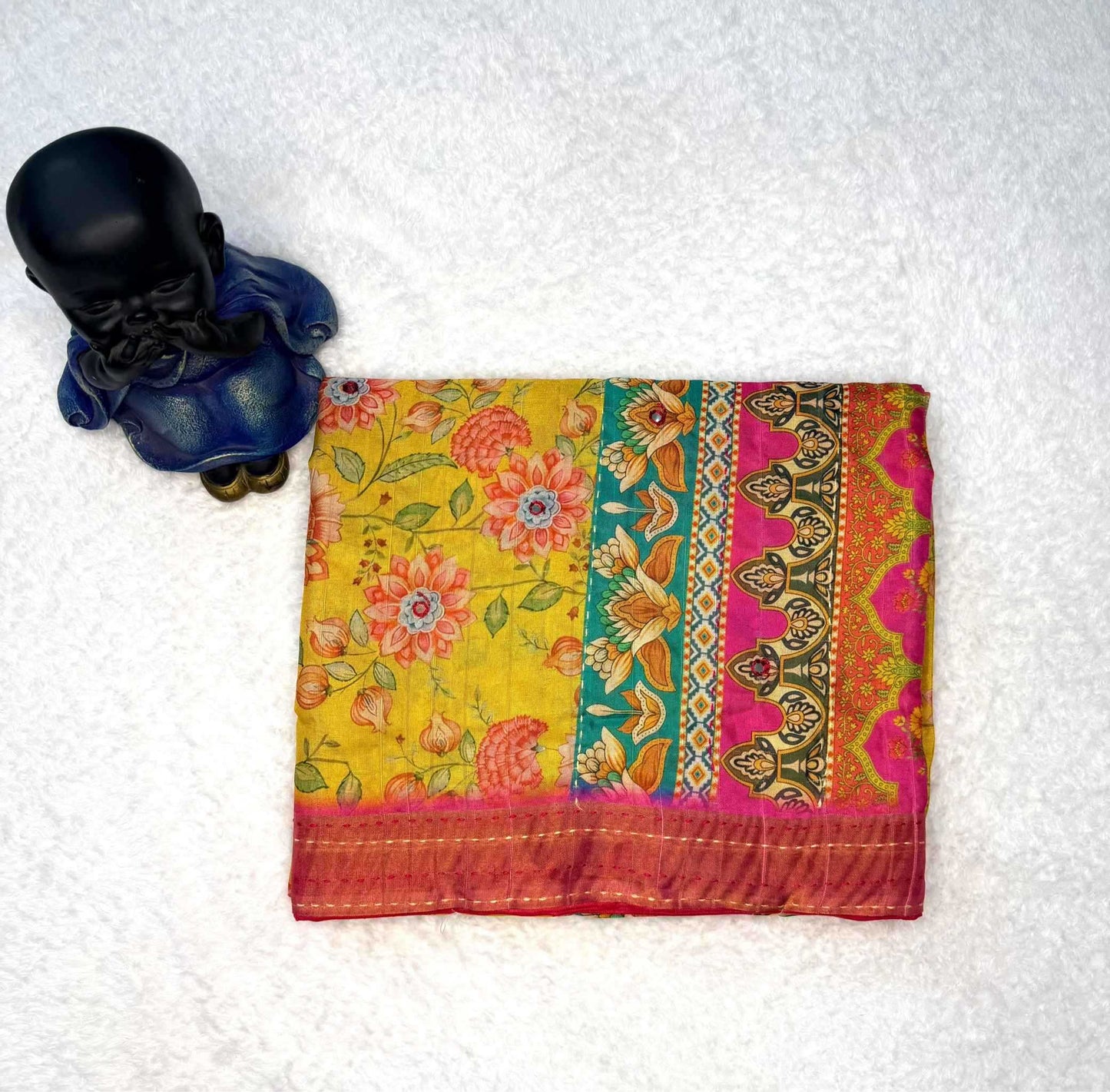 Tussar Silk Printed Saree