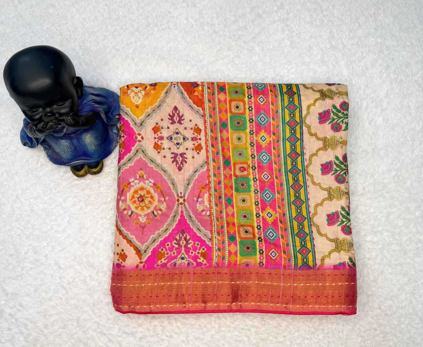 Tussar Silk Printed Saree