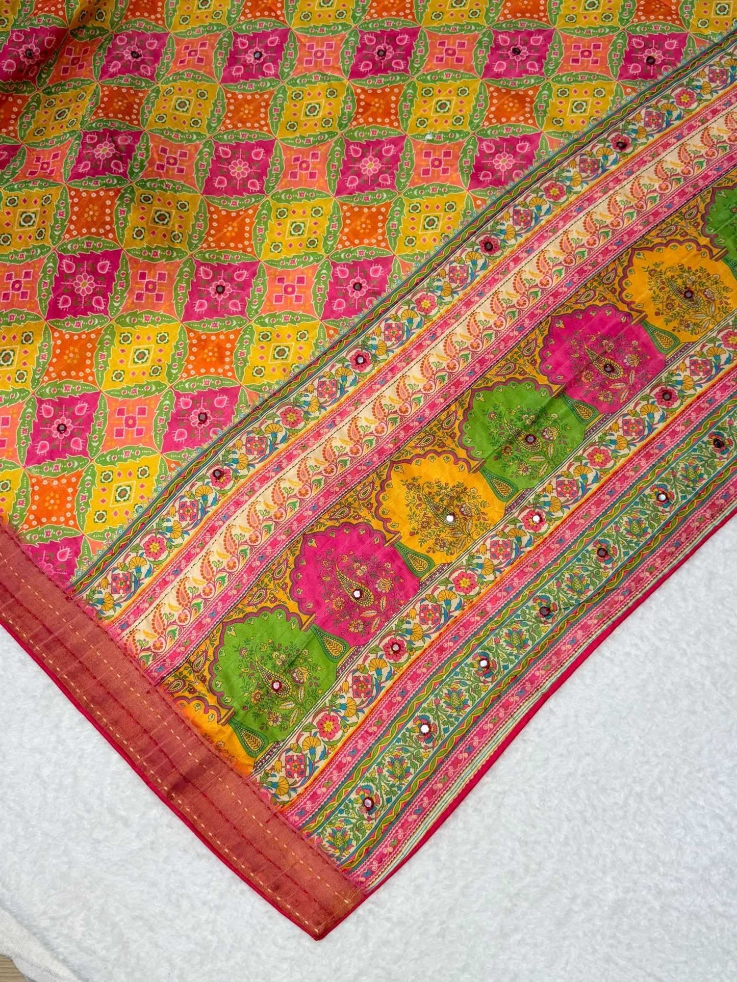 Tussar Silk Printed Saree