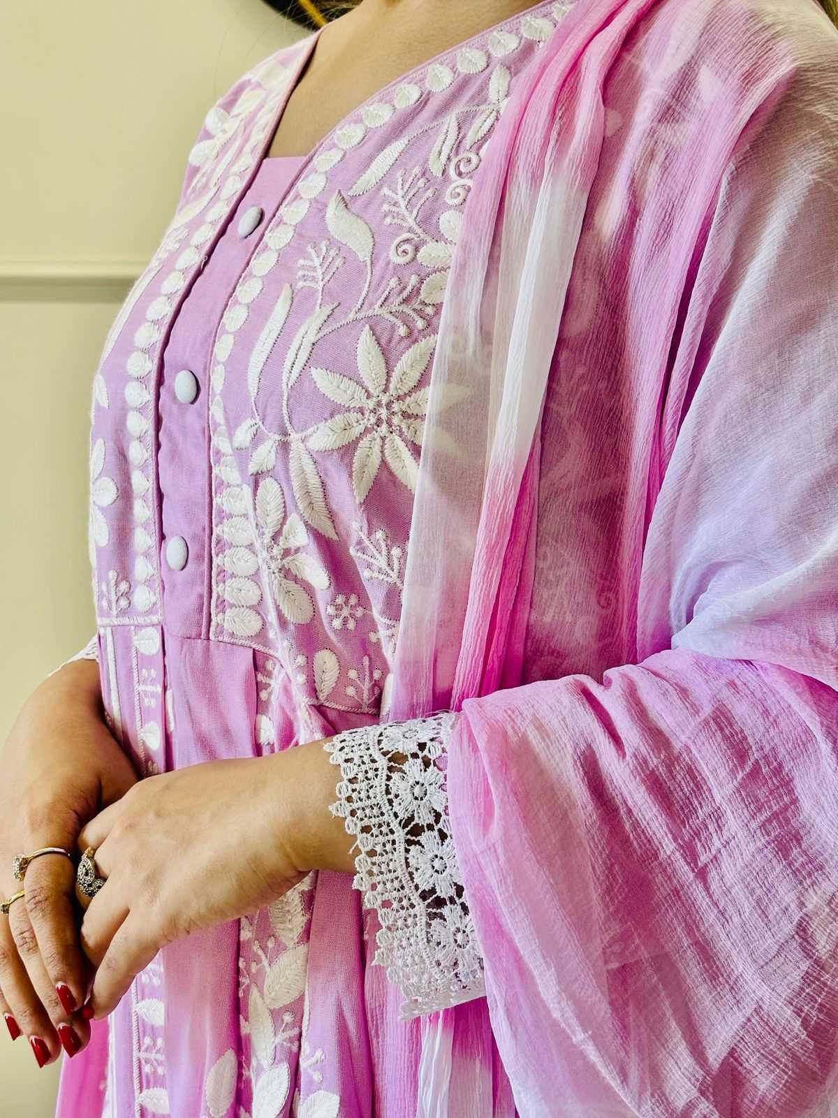 Rayon Embroidery Suit