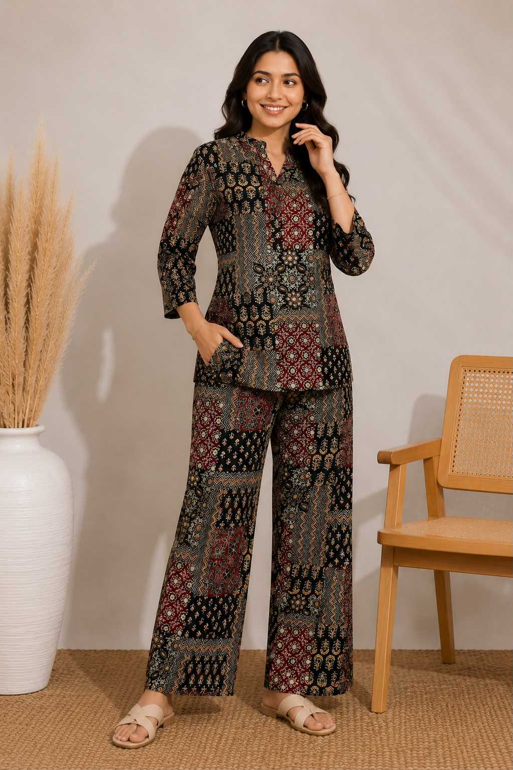 Rayon Co-ord Set