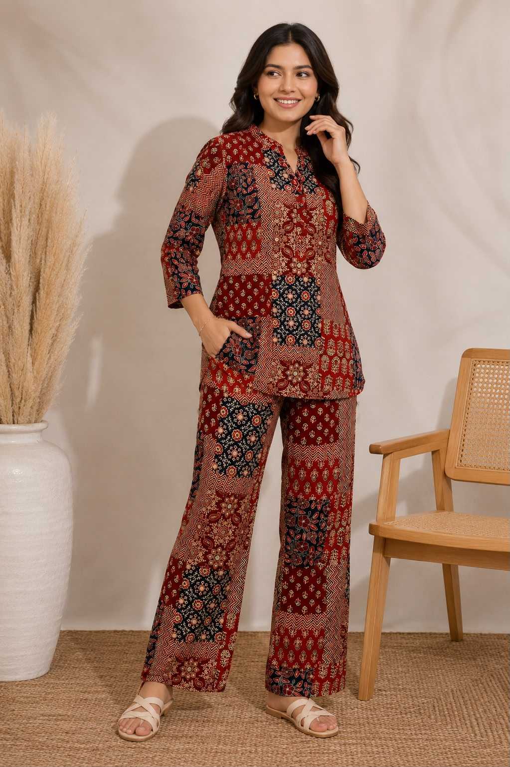 Rayon Co-ord Set