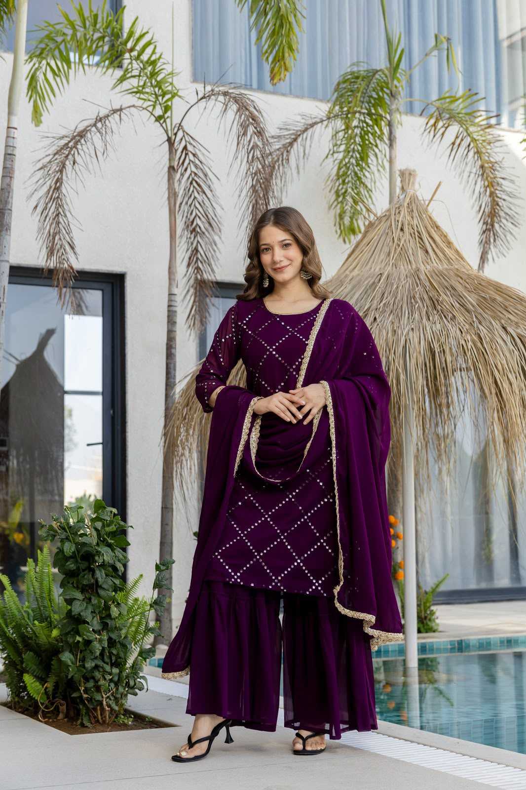 Georgette Party Wear Kurti