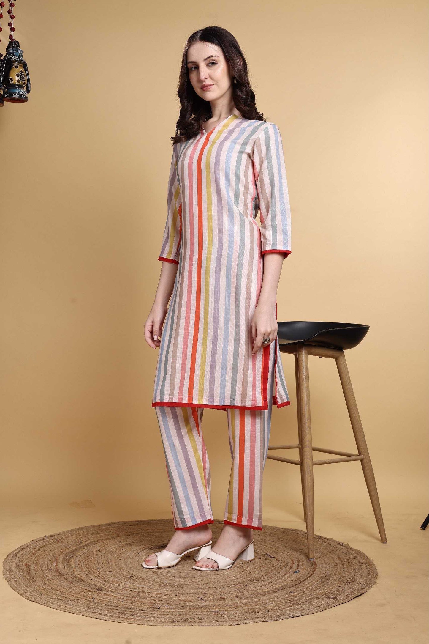 Linen Designer Kurti