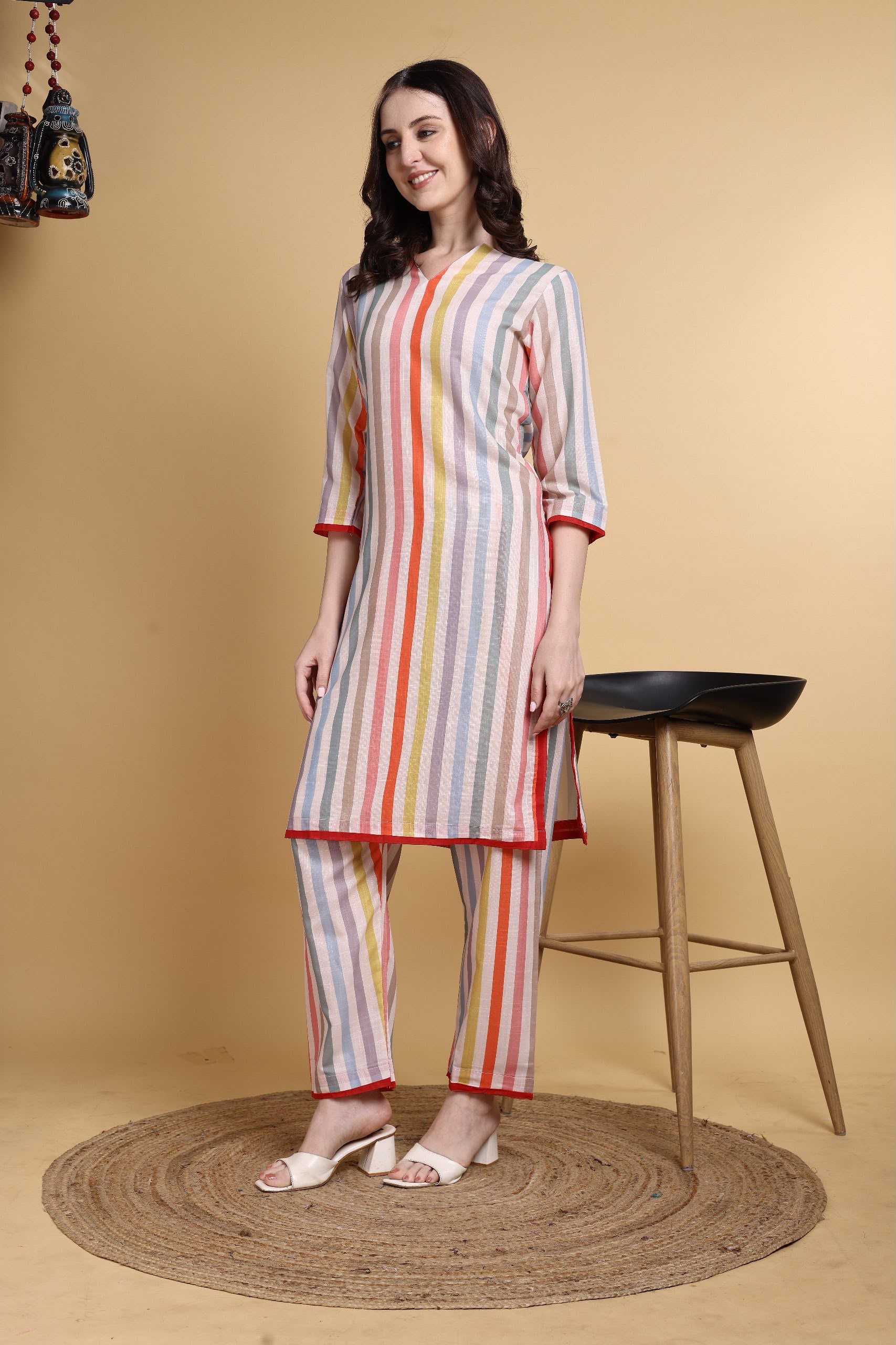 Linen Designer Kurti