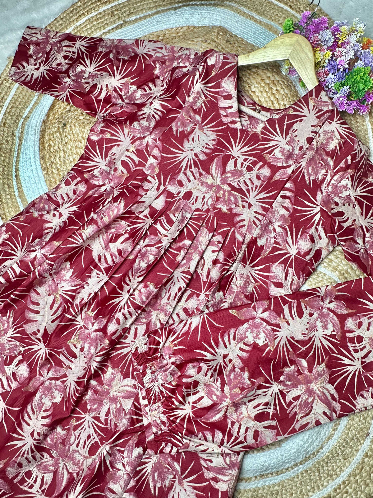Soft Vichitra Embroidery Suit 231