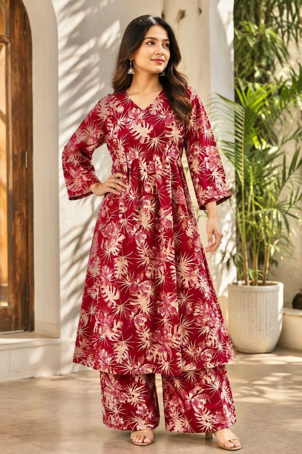 Soft Vichitra Embroidery Suit 231