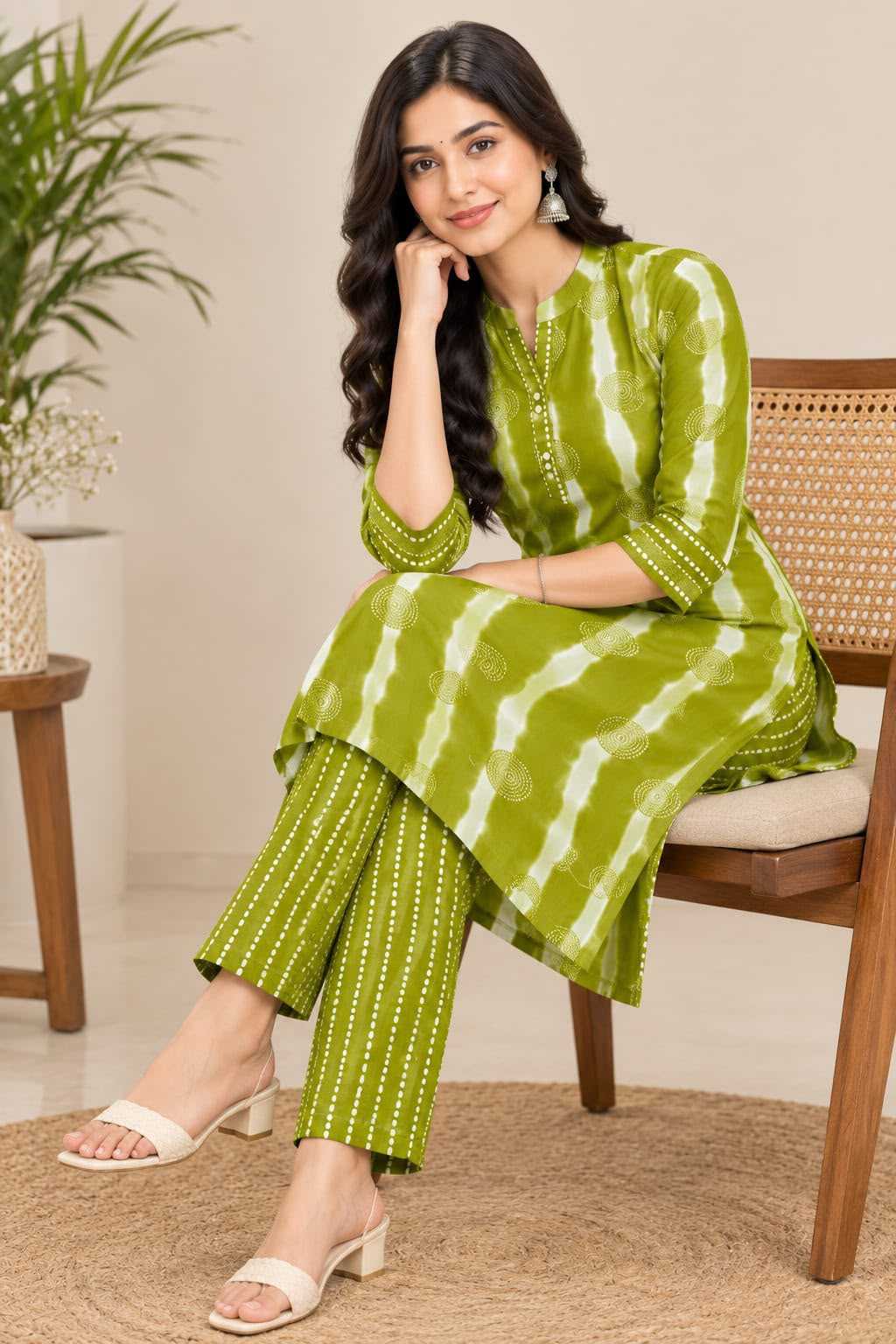 Poly Rayon Ladies Suit