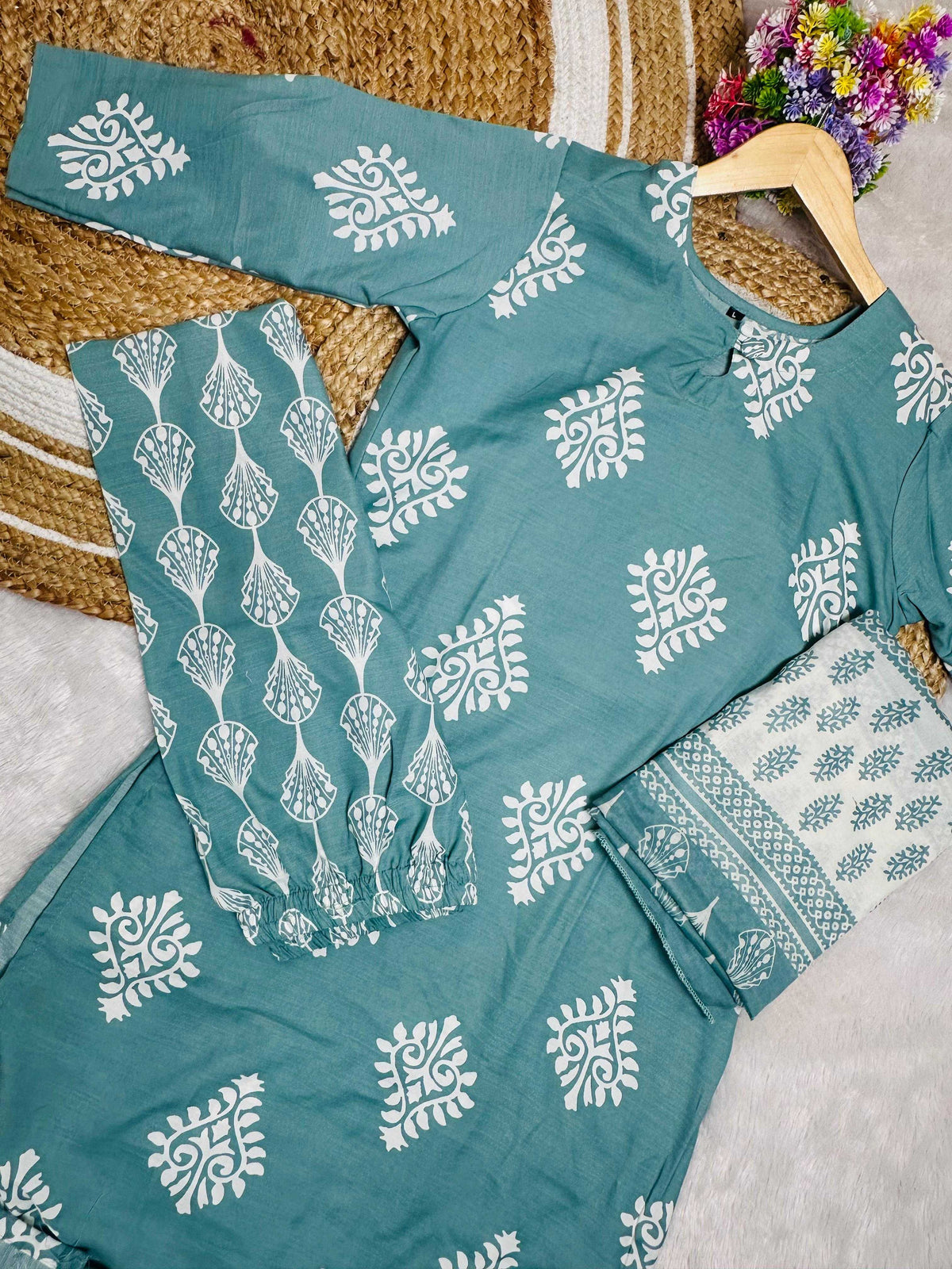 Poly Rayon Festive Kurti