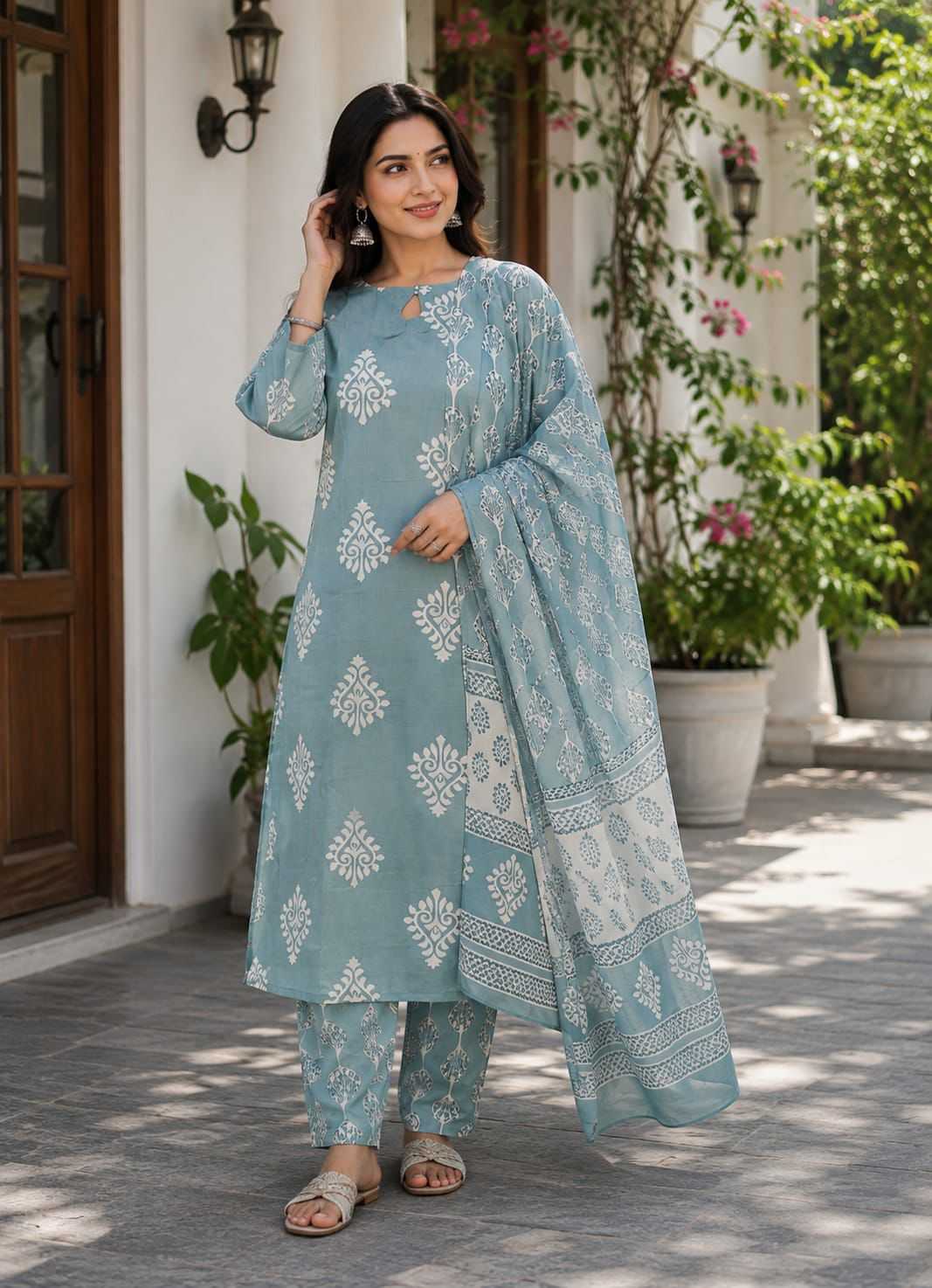 Poly Rayon Festive Kurti