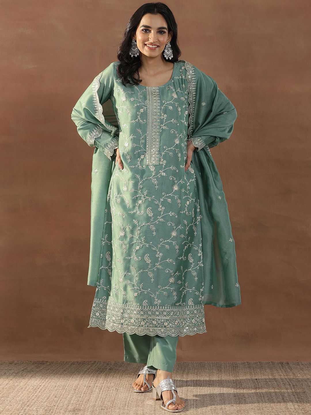 Vichitra Silk Designer Suit 240