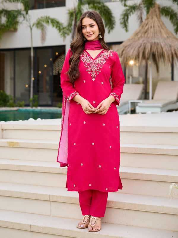 Bits Heavy Roman Silk Designer Kurti