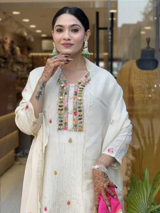 Chinon Party Wear Kurti