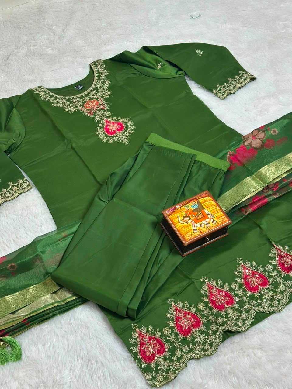 Rutvi Chanderi Cotton Ladies Suit