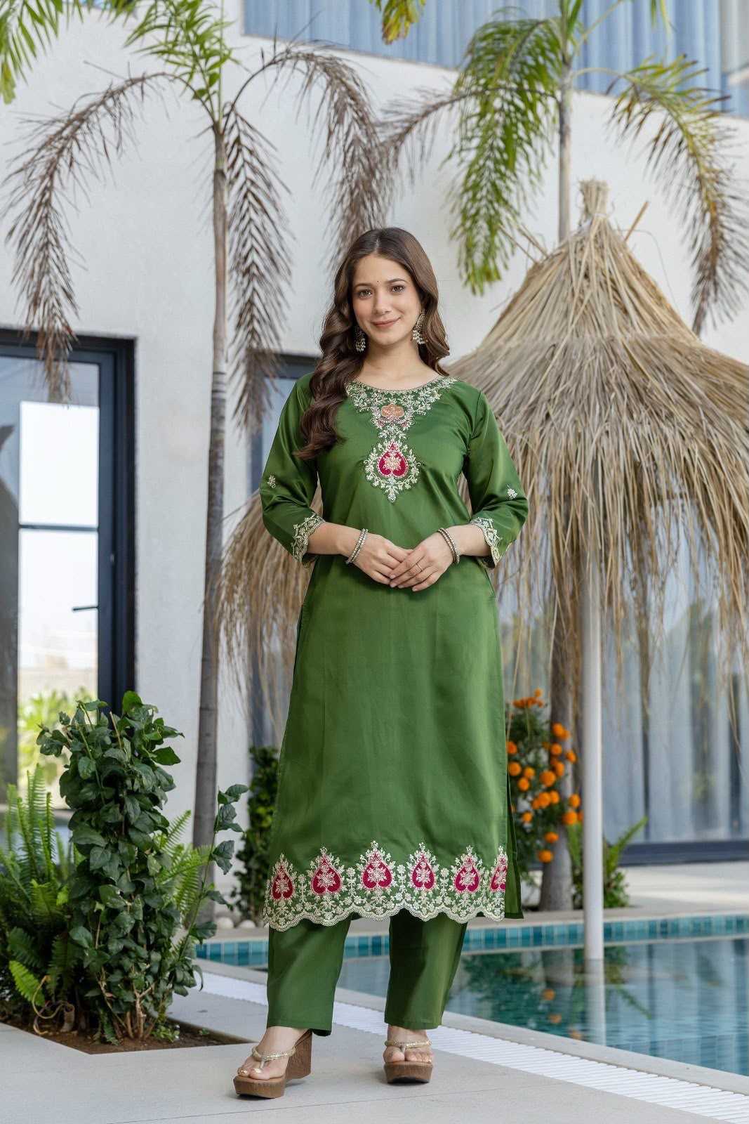 Rutvi Chanderi Cotton Ladies Suit