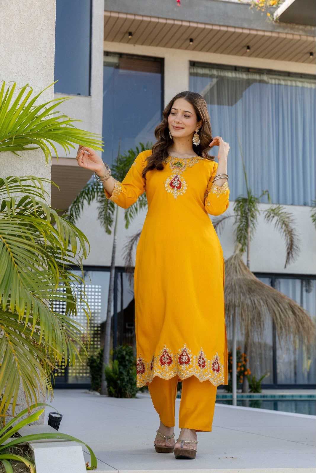 Rutvi Chanderi Cotton Ladies Suit