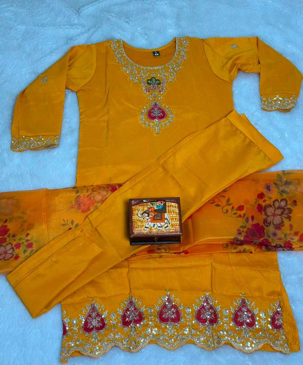 Rutvi Chanderi Cotton Ladies Suit
