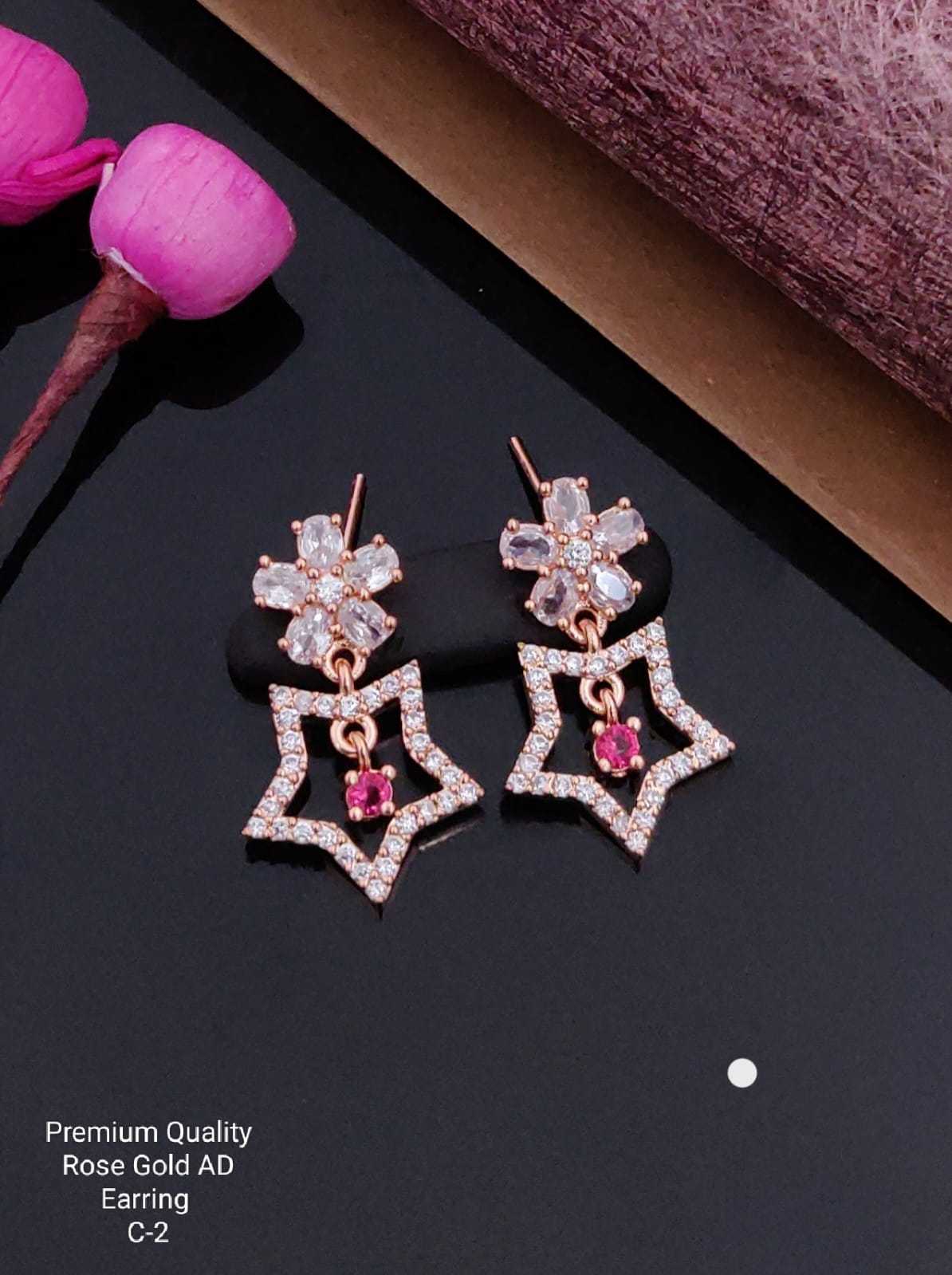 Brass Fancy Earrings