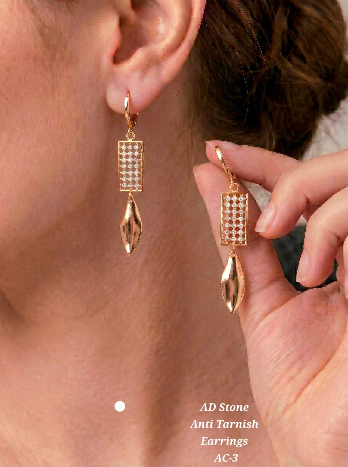 Brass Fancy Earrings