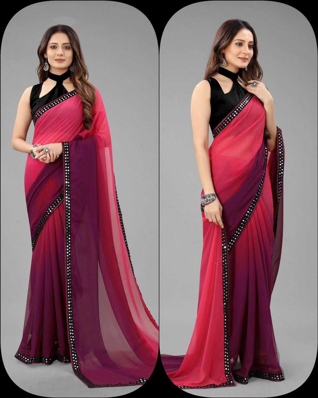 Georgette Fancy Saree