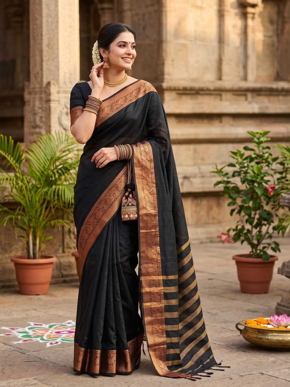 Ambrapali Pure Silk Designer Saree