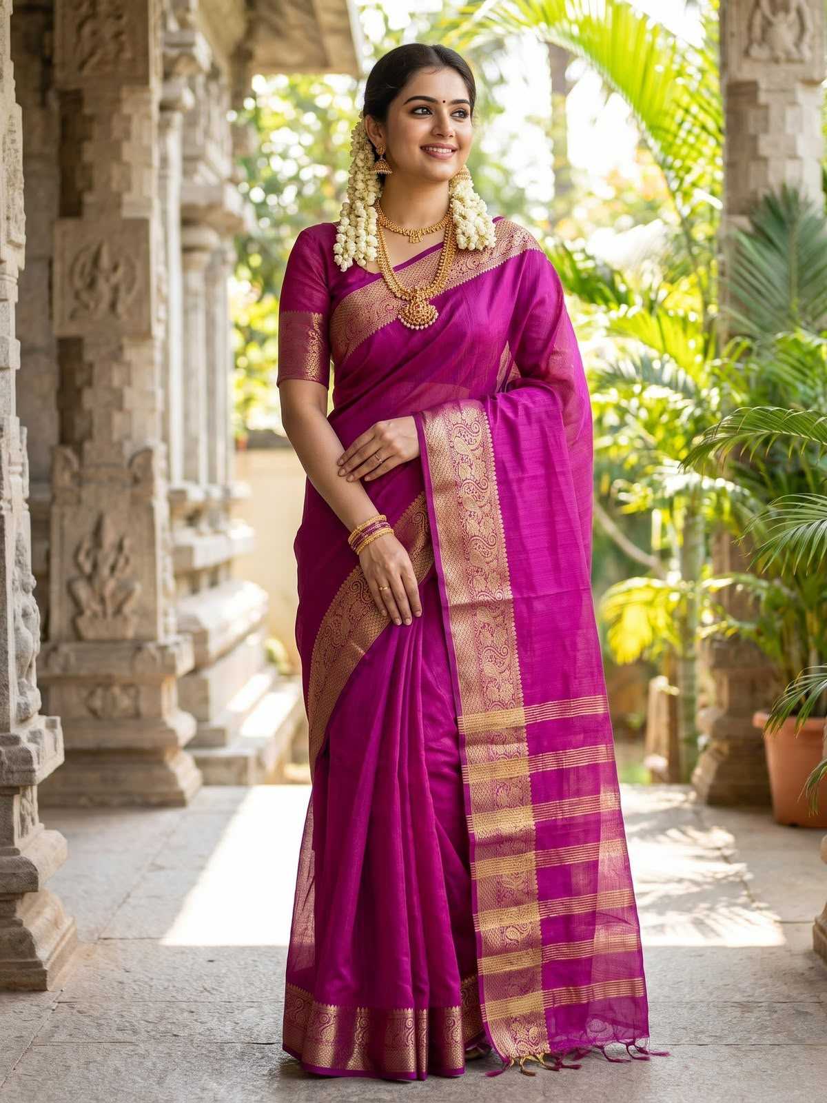 Ambrapali Pure Silk Designer Saree