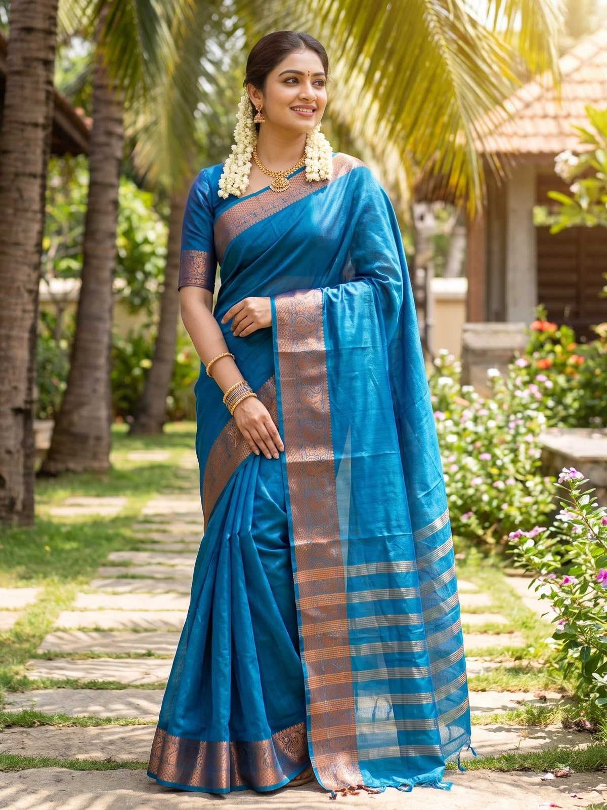 Ambrapali Pure Silk Designer Saree