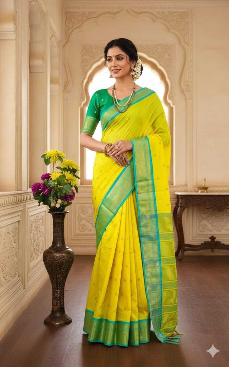 Soft Cotton Silk Designer Saree