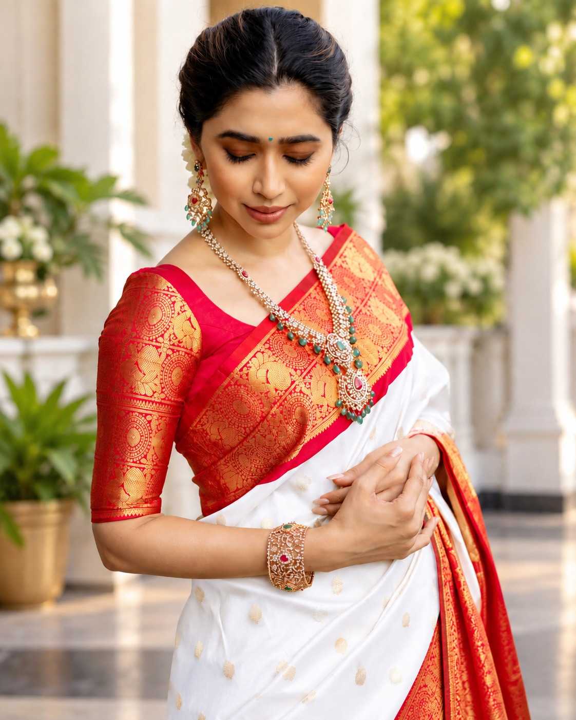 Bangoli Art Silk Saree