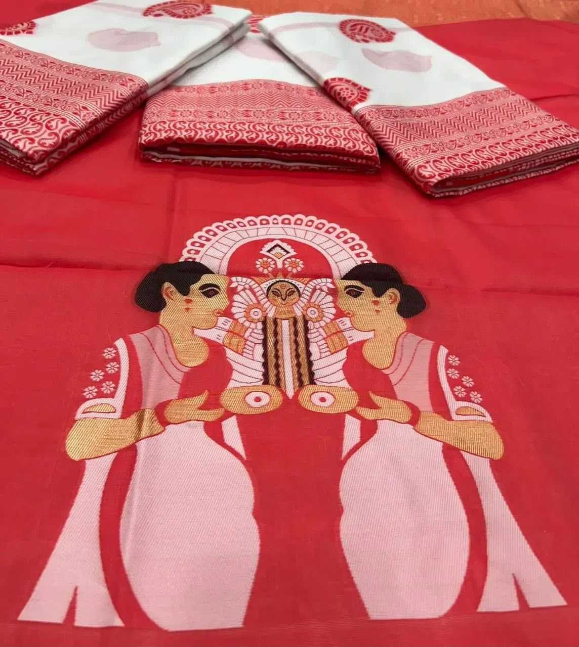 Durga-pooja Soft Silk Saree