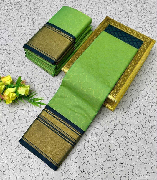 Football Pure Silk Soft Saree