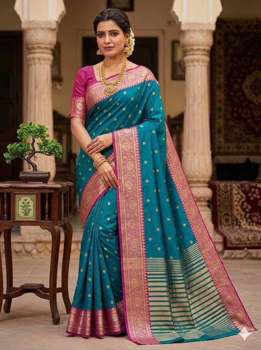 Kaavya Soft Silk Saree