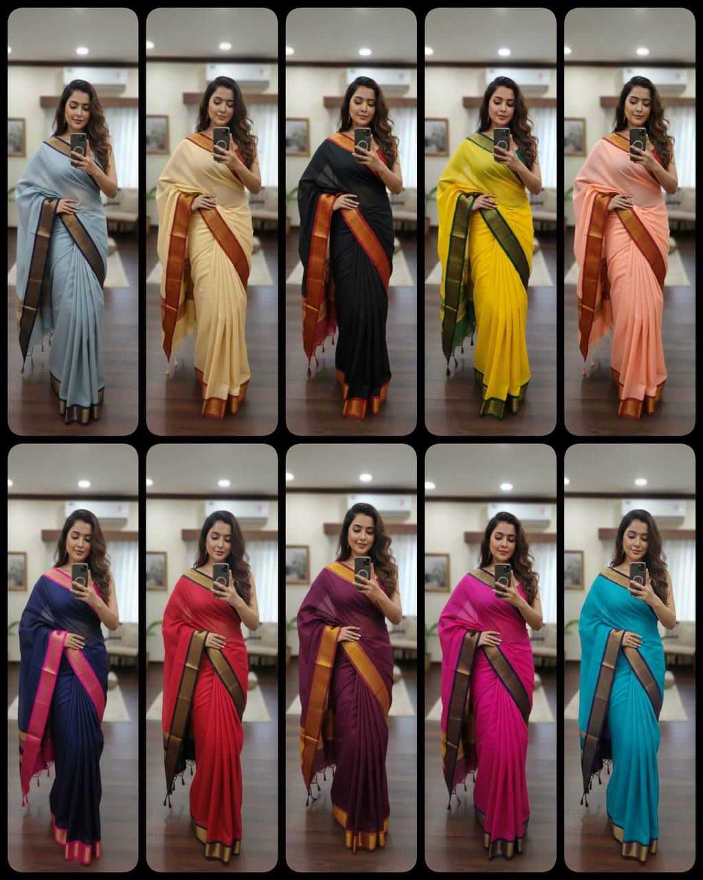 Kota-doriya Kota Silk Traditional Saree