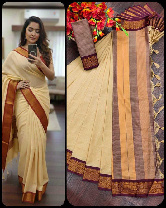 Kota-doriya Kota Silk Traditional Saree