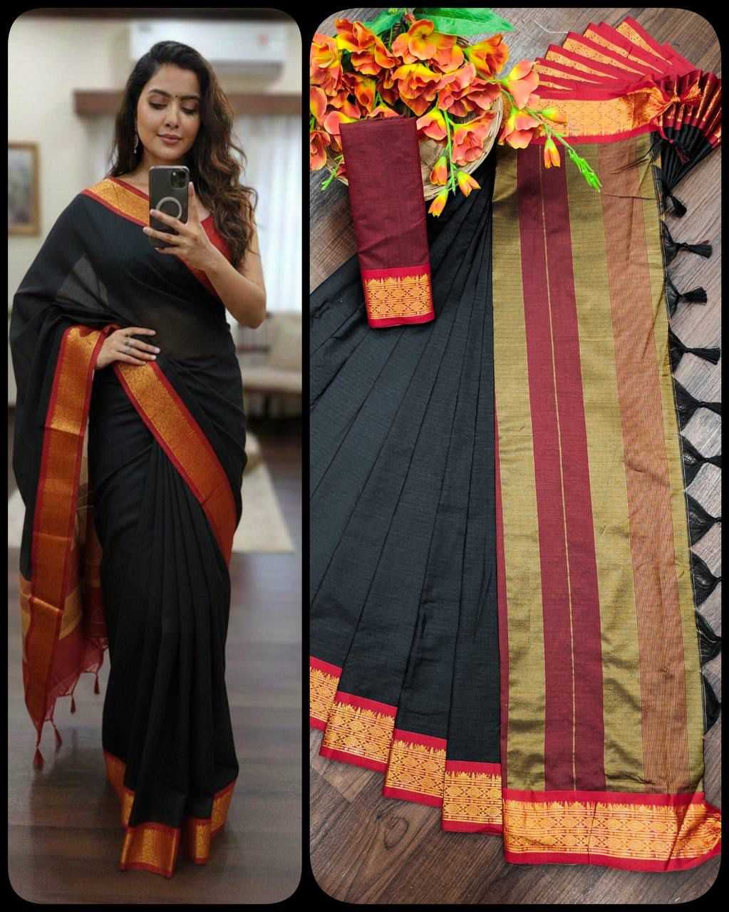 Kota-doriya Kota Silk Traditional Saree