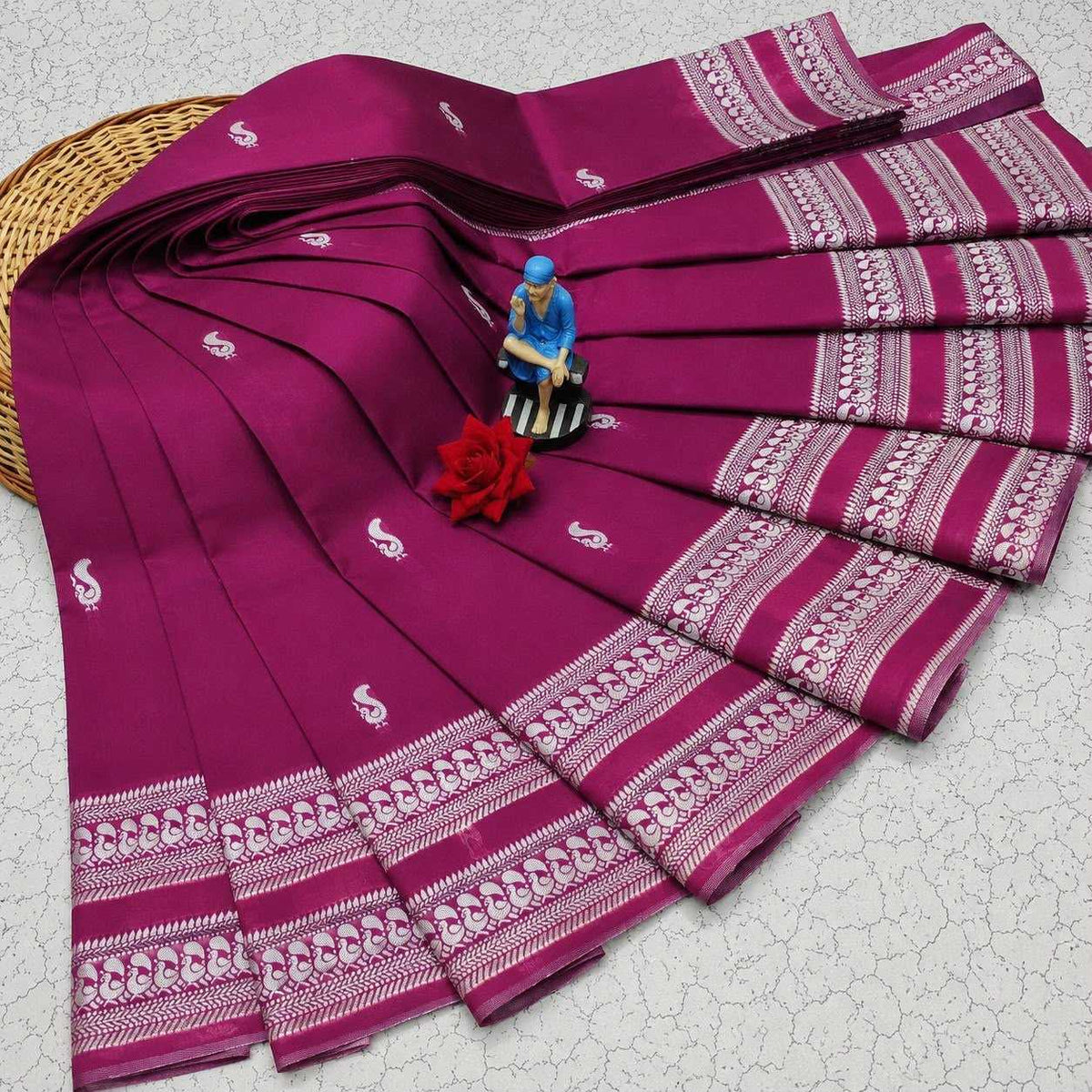 Palak Soft Silk Saree
