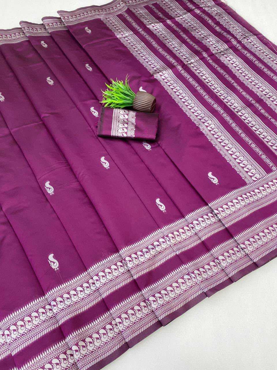 Palak Soft Silk Saree