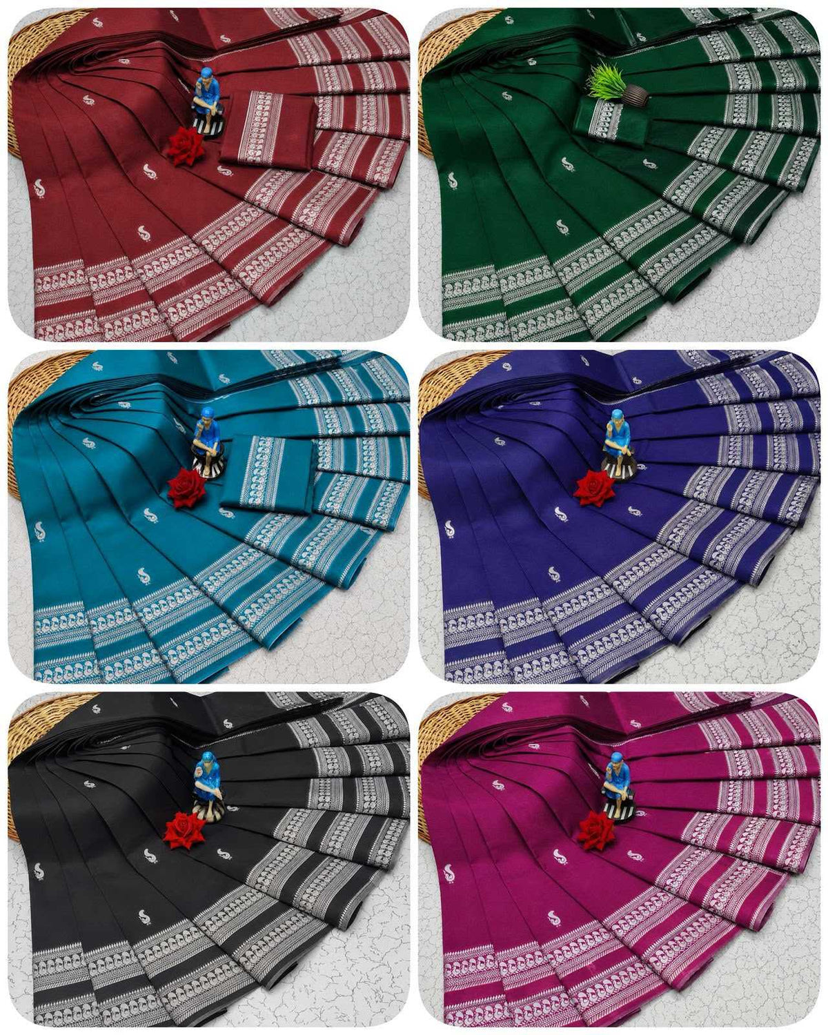 Palak Soft Silk Saree