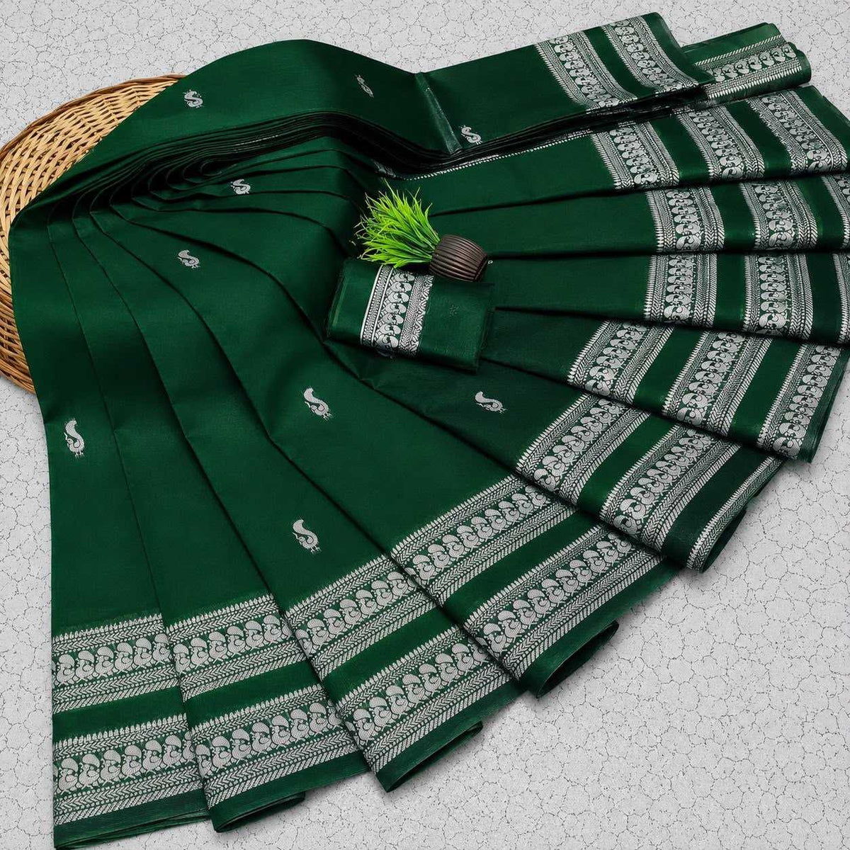 Palak Soft Silk Saree