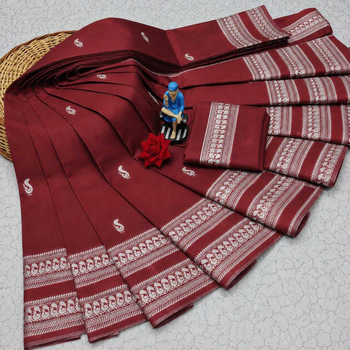Palak Soft Silk Saree