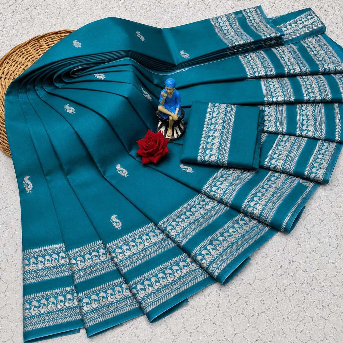 Palak Soft Silk Saree