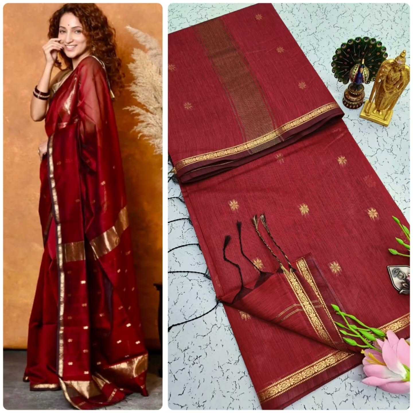 Soft Cotton Silk Traditional Saree