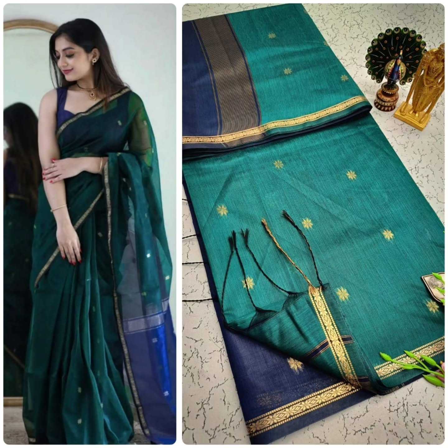 Soft Cotton Silk Traditional Saree