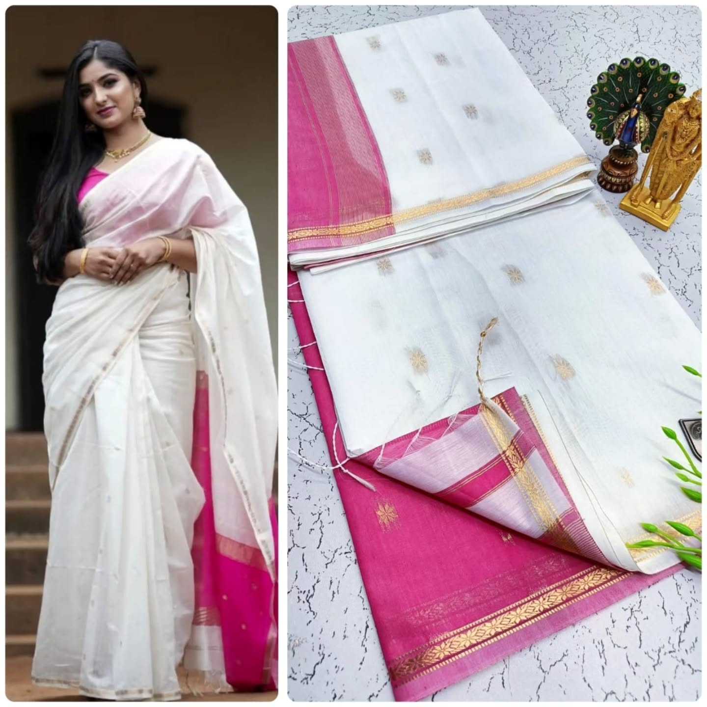 Soft Cotton Silk Traditional Saree
