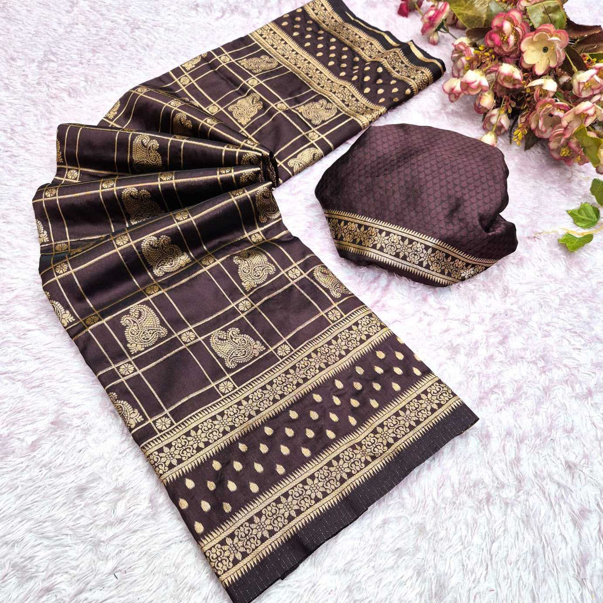 Zarkhan Silk Traditional Saree