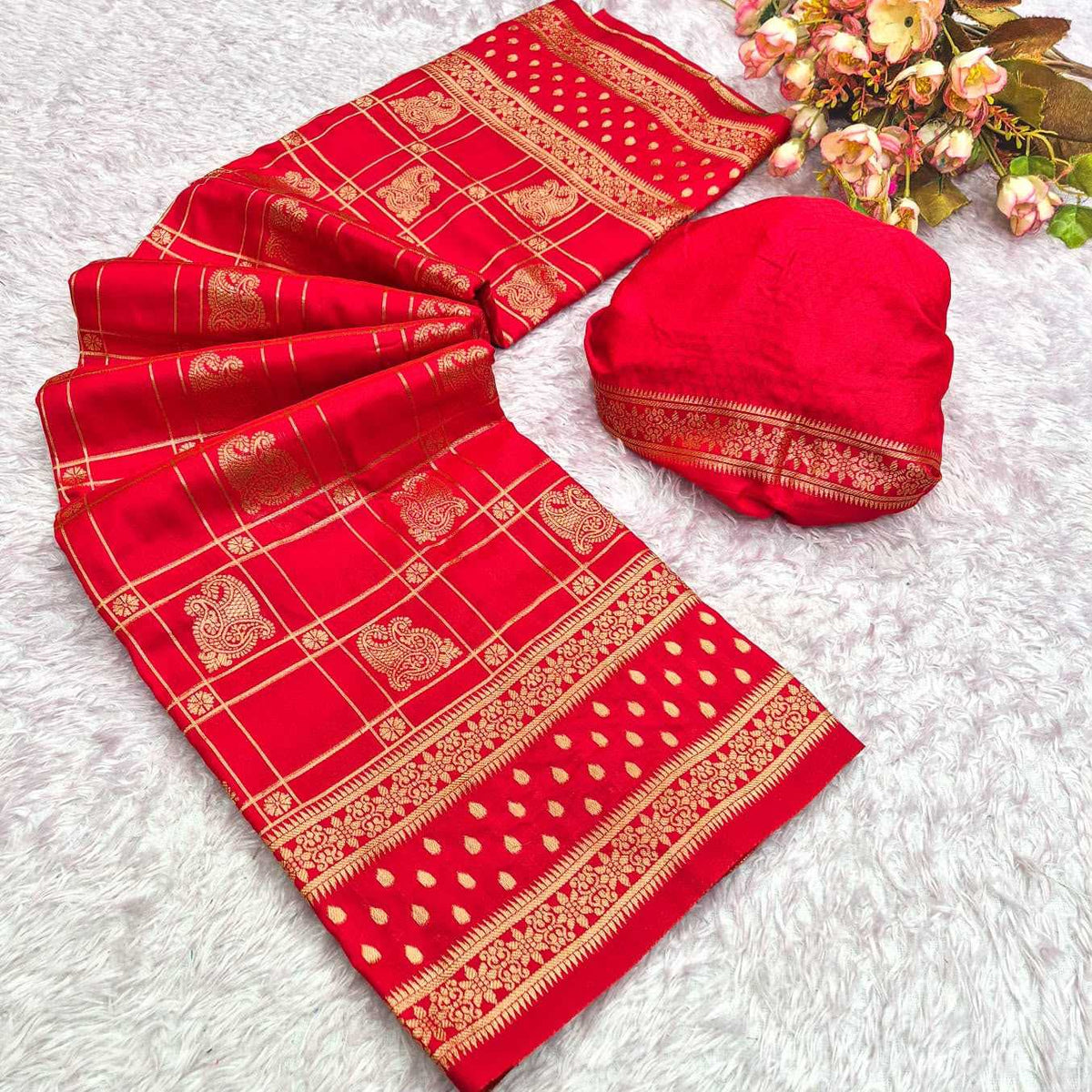 Zarkhan Silk Traditional Saree