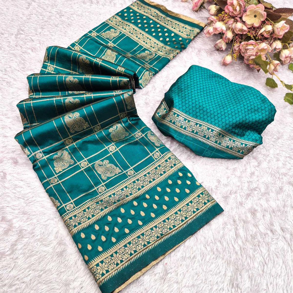 Zarkhan Silk Traditional Saree