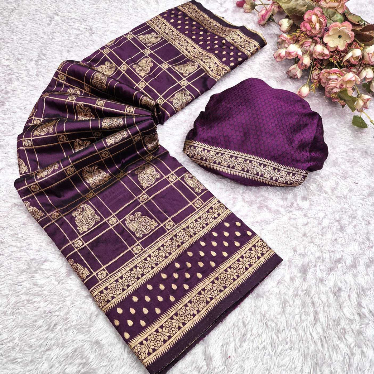 Zarkhan Silk Traditional Saree
